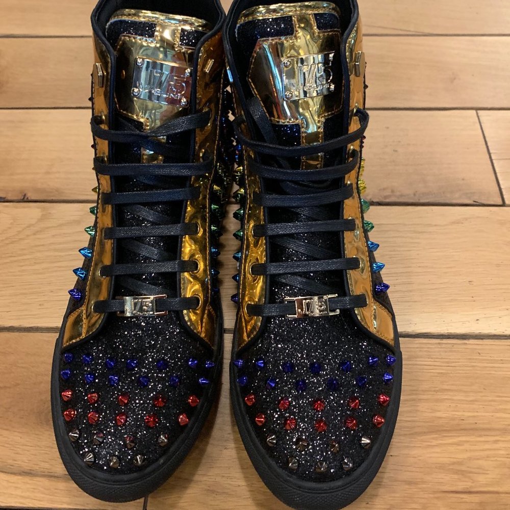 J75 by JUMP Men's Regal Multi Spiked HiTop Size 12